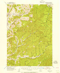 Dixonville 1954 topographic map thumbnail