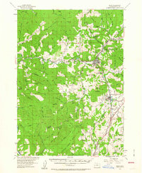 Drain 1954 topographic map thumbnail