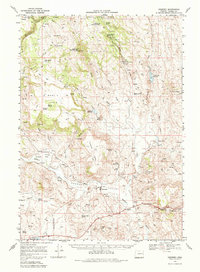 Drewsey 1968 topographic map preview