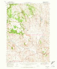 Drewsey 1968 topographic map preview