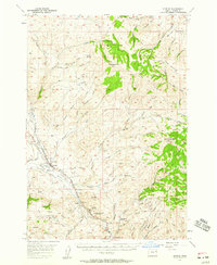 Durkee 1957 topographic map preview