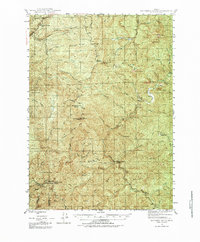 Dutchman Butte 1946 topographic map thumbnail