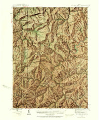 Dutchman Butte 1946 topographic map thumbnail