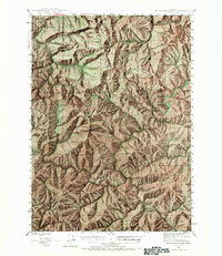 Dutchman Butte 1946 topographic map thumbnail