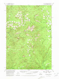 Echo Mountain 1955 topographic map thumbnail