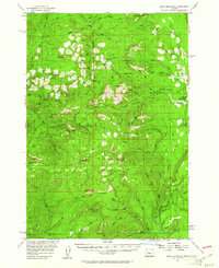 Echo Mountain 1955 topographic map thumbnail