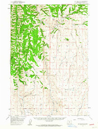 Elk Mountain 1957 topographic map thumbnail