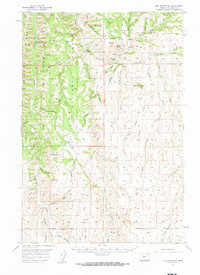 Elk Mountain 1957 topographic map preview