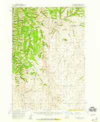 Elk Mountain 1957 topographic map preview