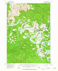 Elkton 1955 topographic map thumbnail