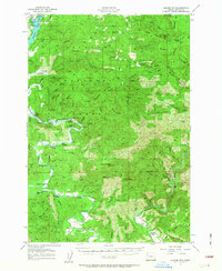 Euchre Mtn 1957 topographic map thumbnail