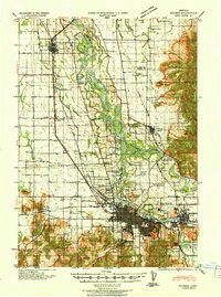 Eugene 1940 topographic map thumbnail
