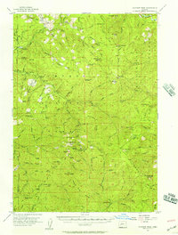 Fairview Peak 1955 topographic map preview