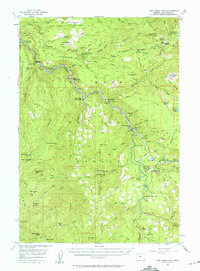 Fish Creek Mtn 1956 topographic map thumbnail