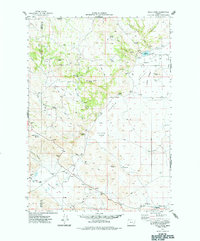 Folly Farm 1974 topographic map thumbnail