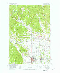 Forest Grove 1956 topographic map thumbnail