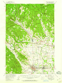 Forest Grove 1956 topographic map thumbnail
