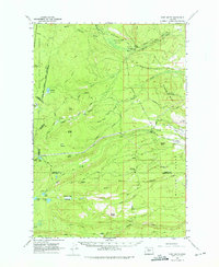 Fort Butte 1961 topographic map thumbnail