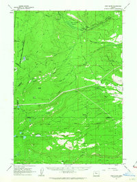 Fort Butte 1961 topographic map thumbnail