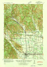 Gales Creek 1941 topographic map thumbnail