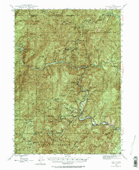 Galice 1946 topographic map preview