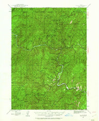 Galice 1946 topographic map preview