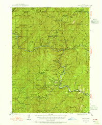 Galice 1946 topographic map preview