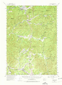 Glendale 1954 topographic map preview