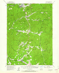 Glendale 1954 topographic map preview