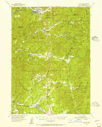 Glendale 1954 topographic map preview