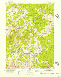 Glide 1954 topographic map thumbnail
