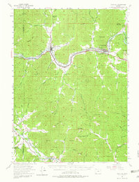 Gold Hill 1954 topographic map thumbnail