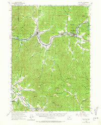 Gold Hill 1954 topographic map thumbnail
