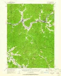 Gold Hill 1954 topographic map thumbnail