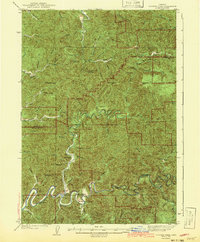 Goodwin Peak 1943 topographic map thumbnail