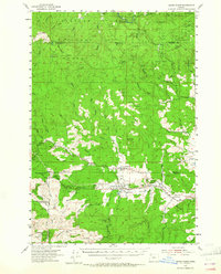 Grand Ronde 1955 topographic map thumbnail