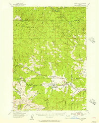 Grand Ronde 1955 topographic map thumbnail