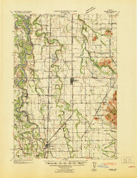 Halsey 1941 topographic map preview