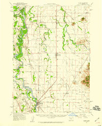 Halsey 1957 topographic map preview
