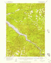 Hardesty Mtn 1955 topographic map thumbnail
