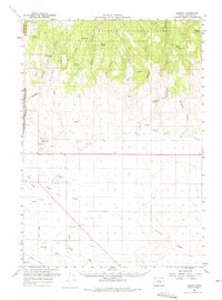 Harney 1959 topographic map thumbnail