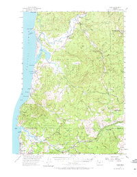 Hebo 1955 topographic map thumbnail
