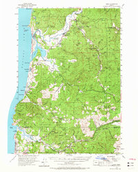 Hebo 1955 topographic map thumbnail