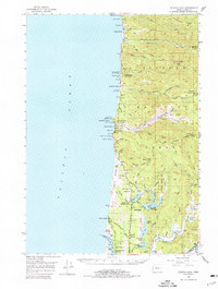 Heceta Head 1956 topographic map preview