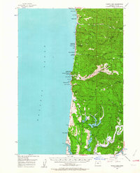 Heceta Head 1956 topographic map thumbnail