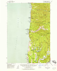 Heceta Head 1956 topographic map preview