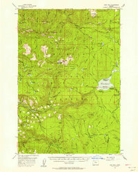 High Rock 1956 topographic map thumbnail
