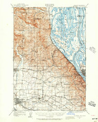 Hillsboro 1915 topographic map thumbnail