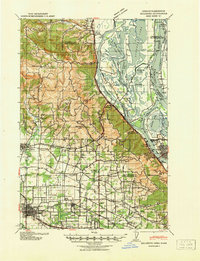 Hillsboro 1940 topographic map thumbnail