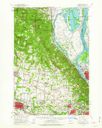 Hillsboro 1961 topographic map thumbnail